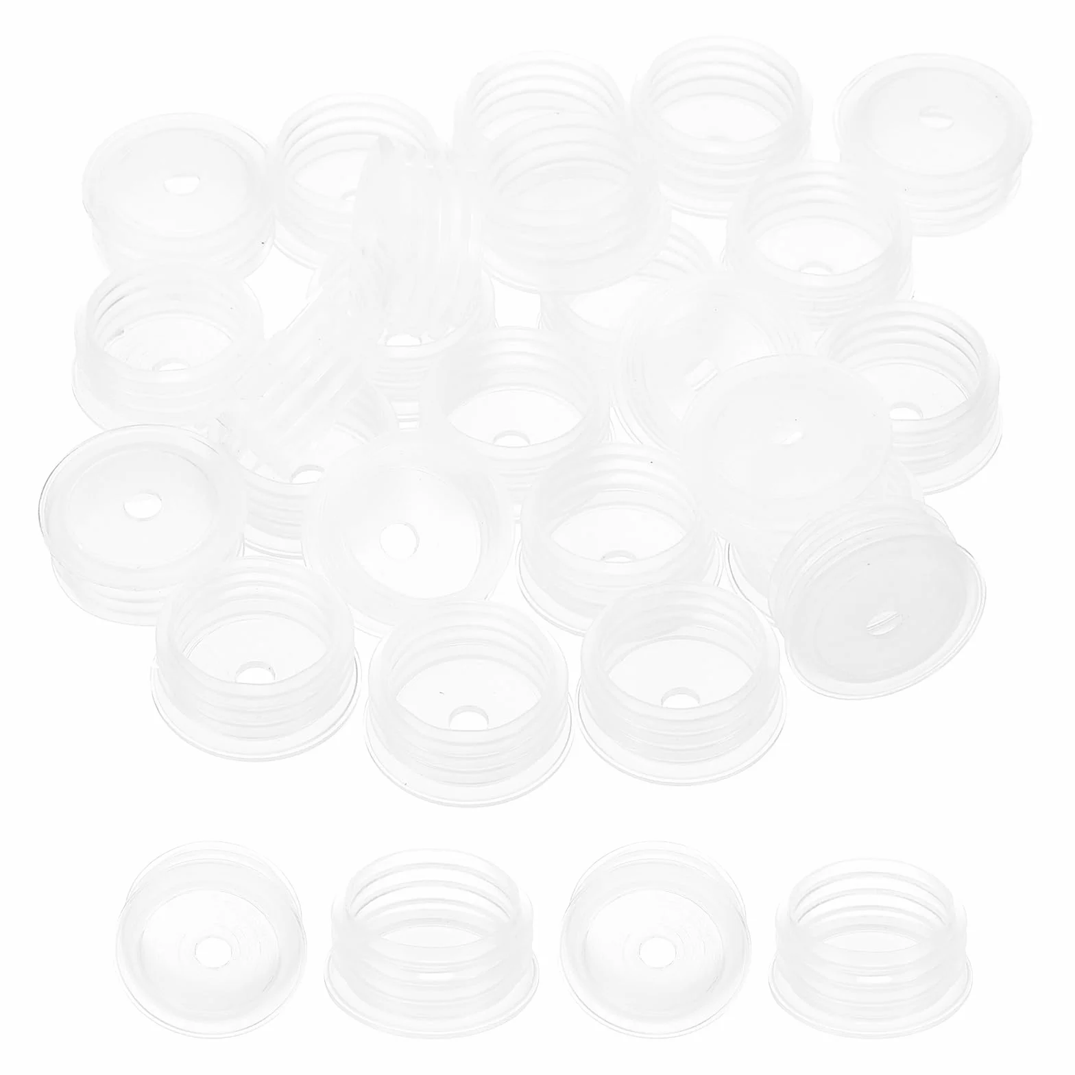 PATIKIL Tappi in Silicone 0.83"/19mm 25Pz Tappo di Ricambio Trasparente per Bottiglie Vetro e Plastica