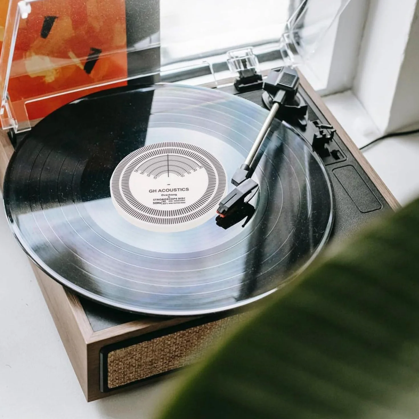 Giradischi affidabili, disco stroboscopico, stroboscopico, test, rilevamento della velocità, velocità di registrazione in vinile, disco di misurazione, durevole, facile da installare.
