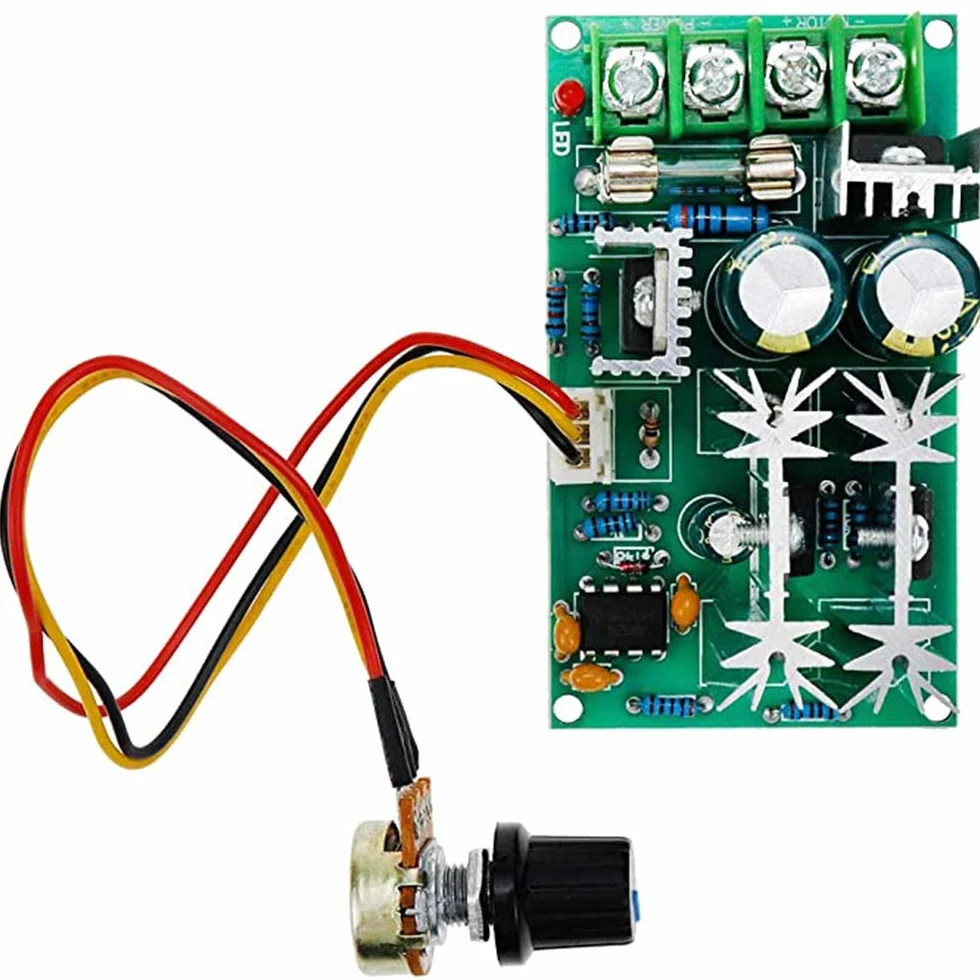 PWM - Regolatore di velocità per motore DC 12 V, 24 V, 36 V, 48 V, modulo di trasmissione ad alte prestazioni, regolatore elettronico di velocità PWM per dimmer LED ultra piccolo da 20 A