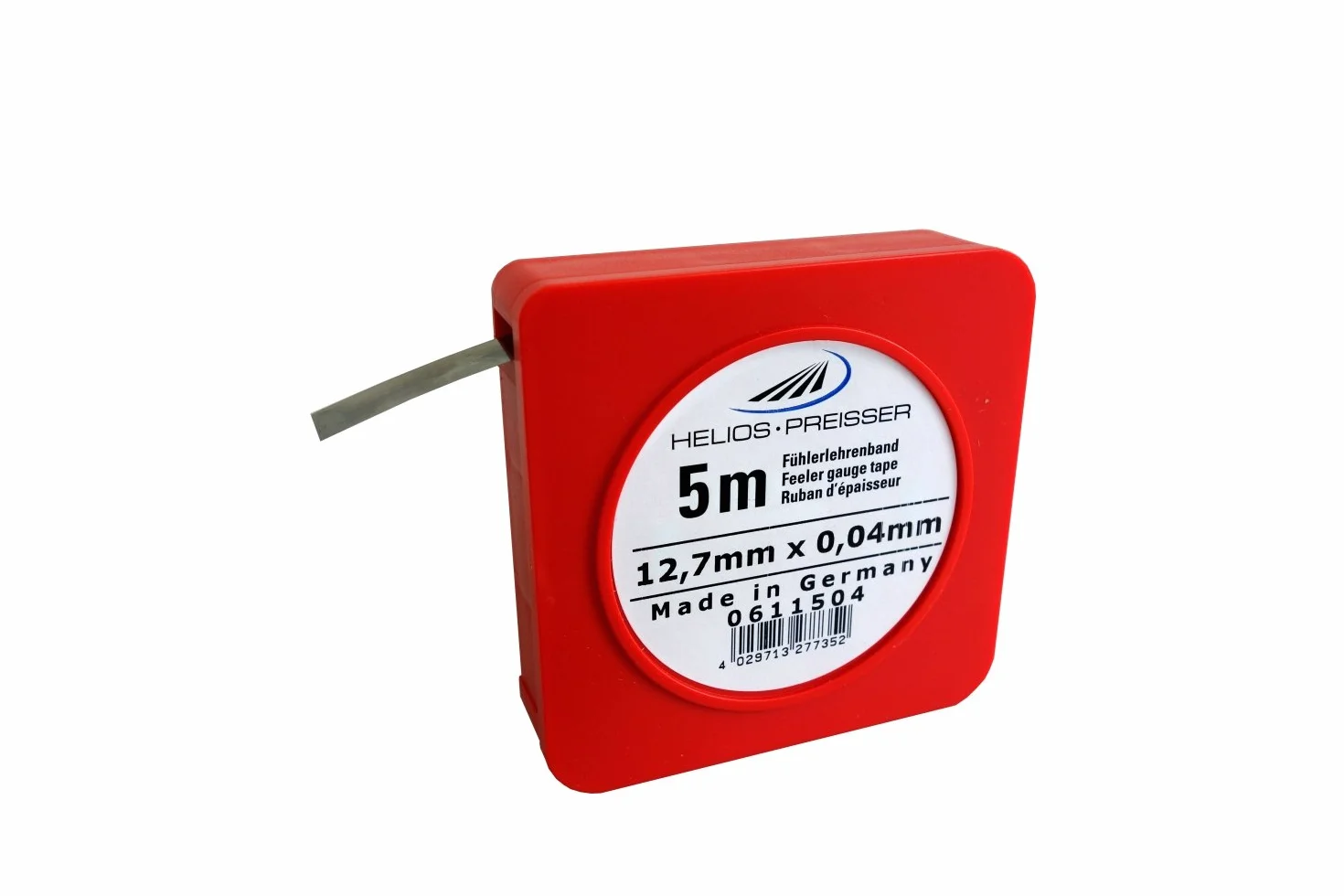 Helios-preisser 611504 - Nastro spessimetro 5 x 13 mm, compreso plastica presa 0,04 millimetri, 0