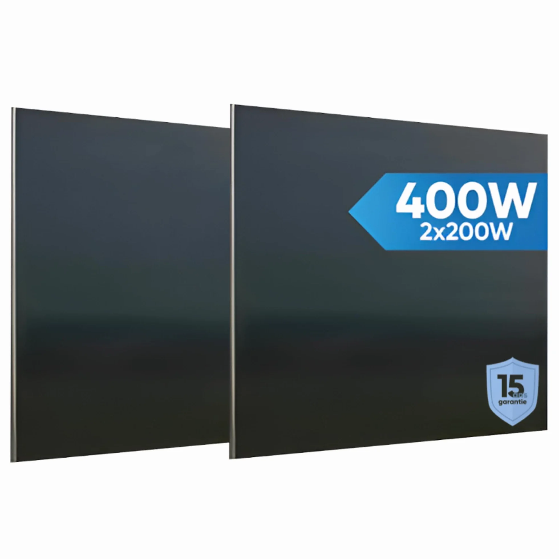 SOLIDSPARK Pannello solare Plug and Play Balcone 400W Monocristallini | IP67 | Fissaggio in alluminio nero | 19kg spostabile da solo | Kit di collegamento in serie | Resistente alle intemperie