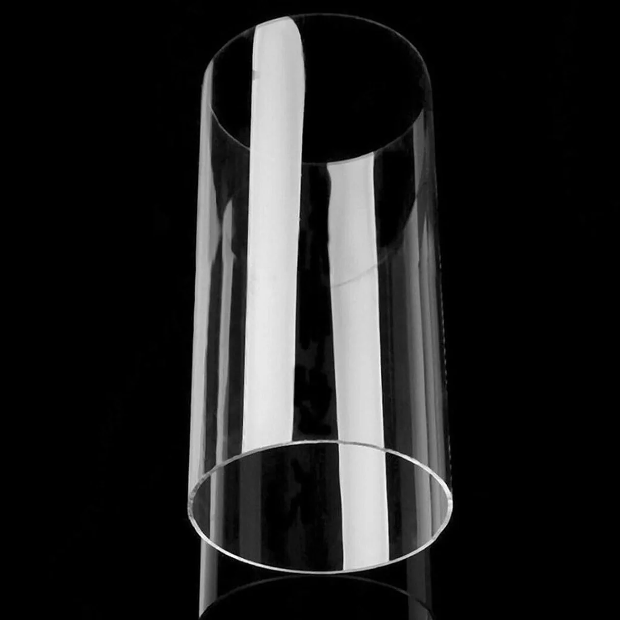 Tubi Rotondi, Diametro Esterno 100 mm, Diametro Interno 94 mm, Lunghezza 200 mm, Tubo Acrilico Trasparente for La Costruzione Di Lampade, 1 Pezzo