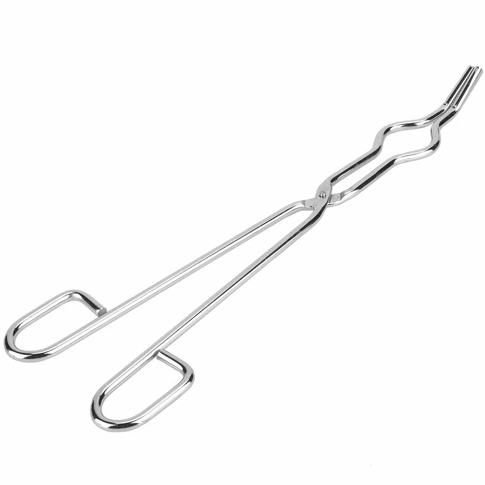 Pinze per crogiolo da laboratorio Pinze a clip Pinze per porta bicchieri in acciaio Pinze per becher chimico Strumento didattico con classe di aeromobili Rivetto per laboratorio(300mm)