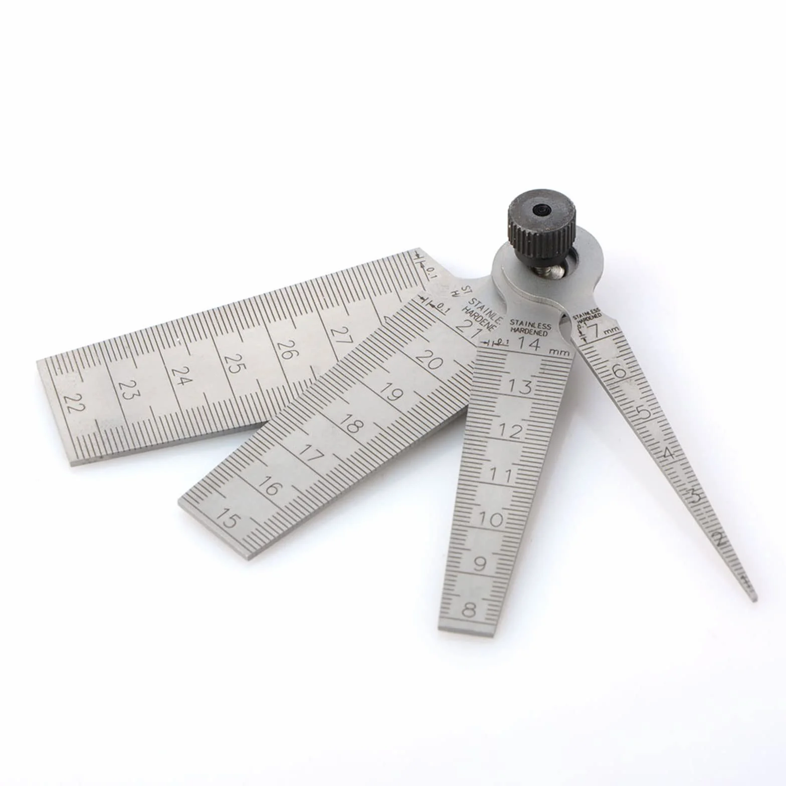 Calibro in acciaio inox, adatto per fori di ispezione da 0 a 29 mm