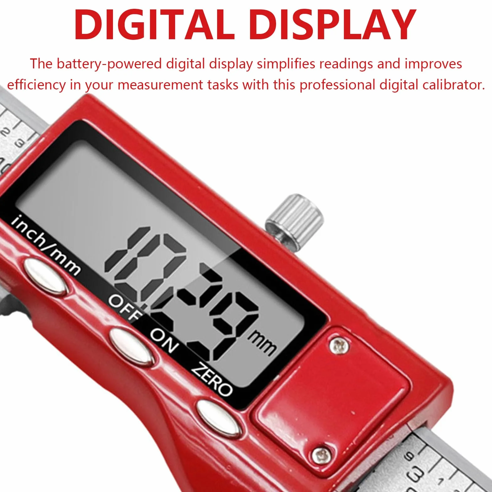 Calibro Digitale, Calibro Digitale Per Disco Freno Da 0-150 Mm Strumento Di Misurazione In Acciaio Inossidabile Con Scatola Di Immagazzinaggio E Display Lcd Per Meccanici E Appassionati Di Auto