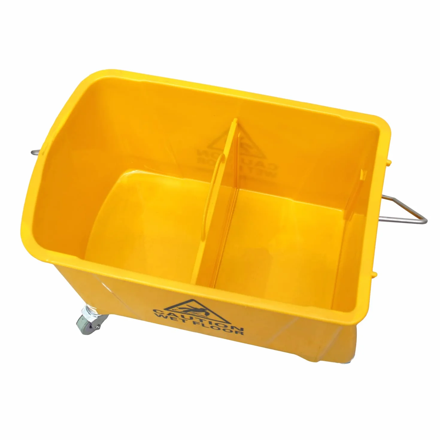 Pegasus Cleaning Grande 20 litri Kentucky Mop doppio secchio e sistema strizzatore con ruote e maniglia per il trasporto | Forte e durevole per uso commerciale