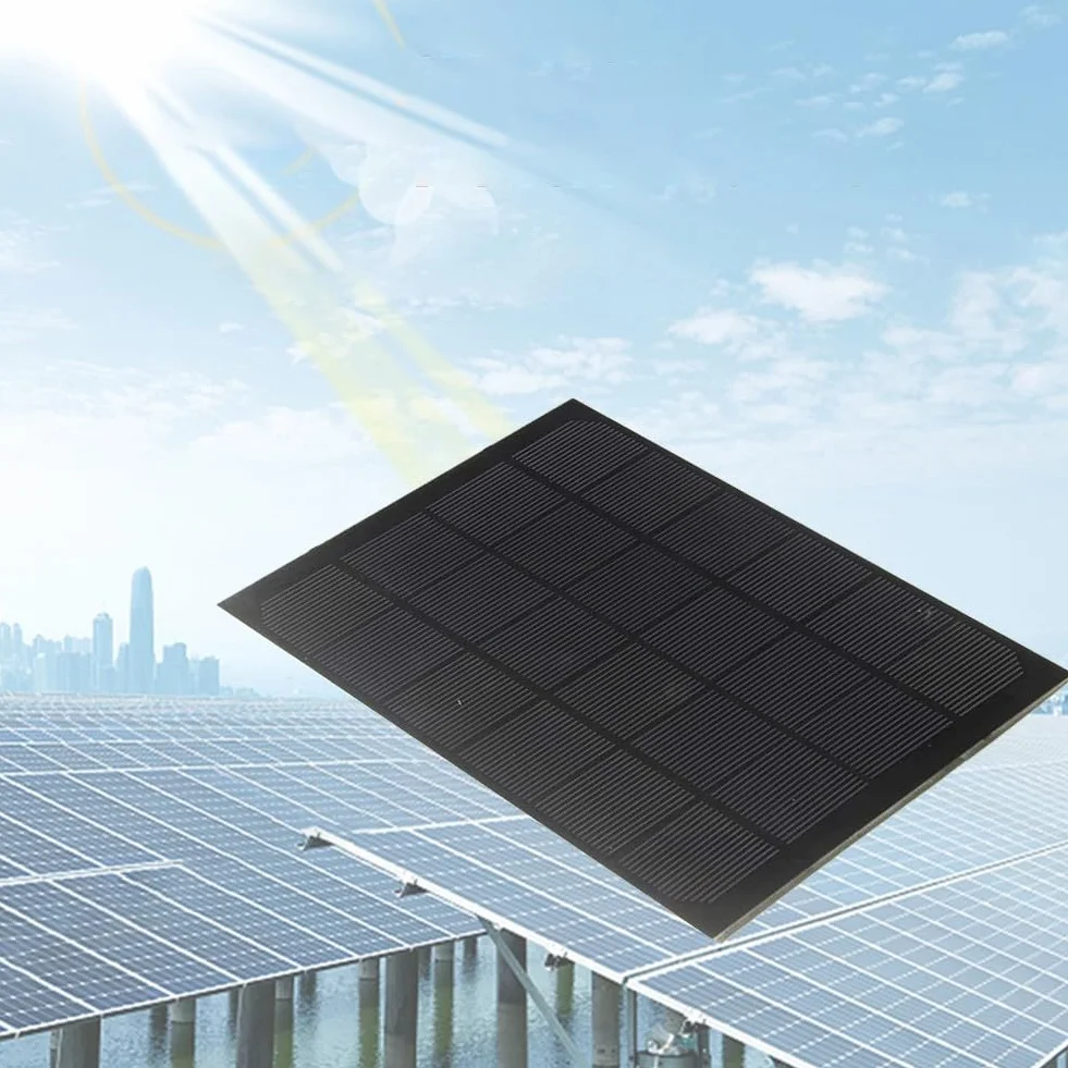Pannello di carico solare all'aperto 10W 6V della soluzione energetica sostenibile compatibile con gli apparecchi multipli