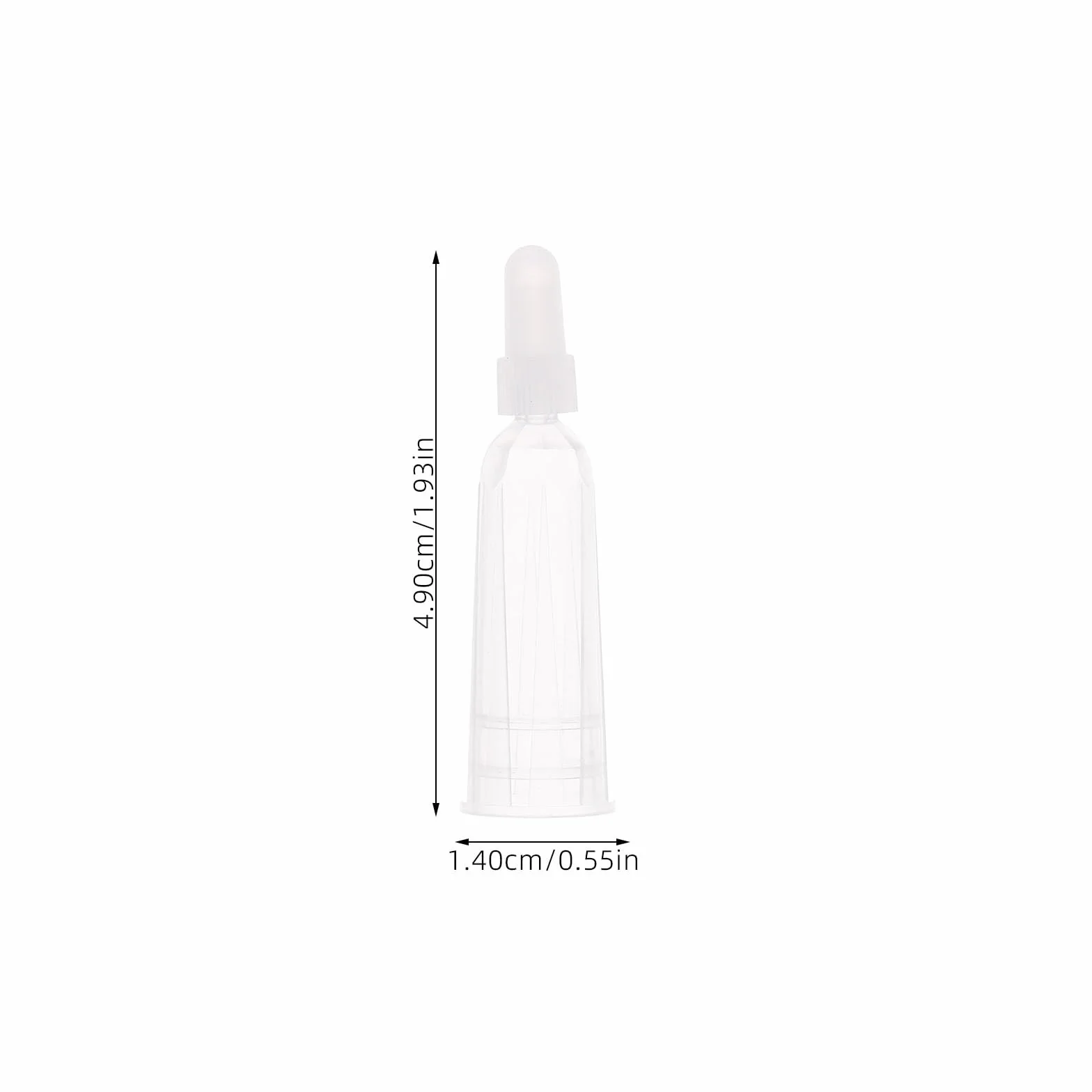 Apribottiglie Per Fiale 2Ml Trasparente Tpe Leggero Portatile Protezione Dita Contagocce Dosatore