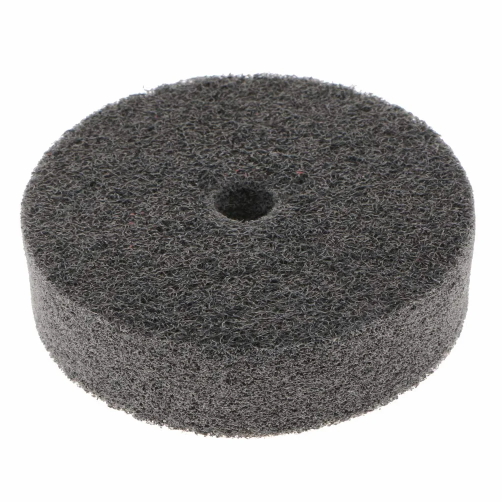 POFET - 5 ruote in fibra di nylon da 75 mm, per rimuovere sbavature, vernici, polvere per smerigliatrici da banco, 5 pezzi