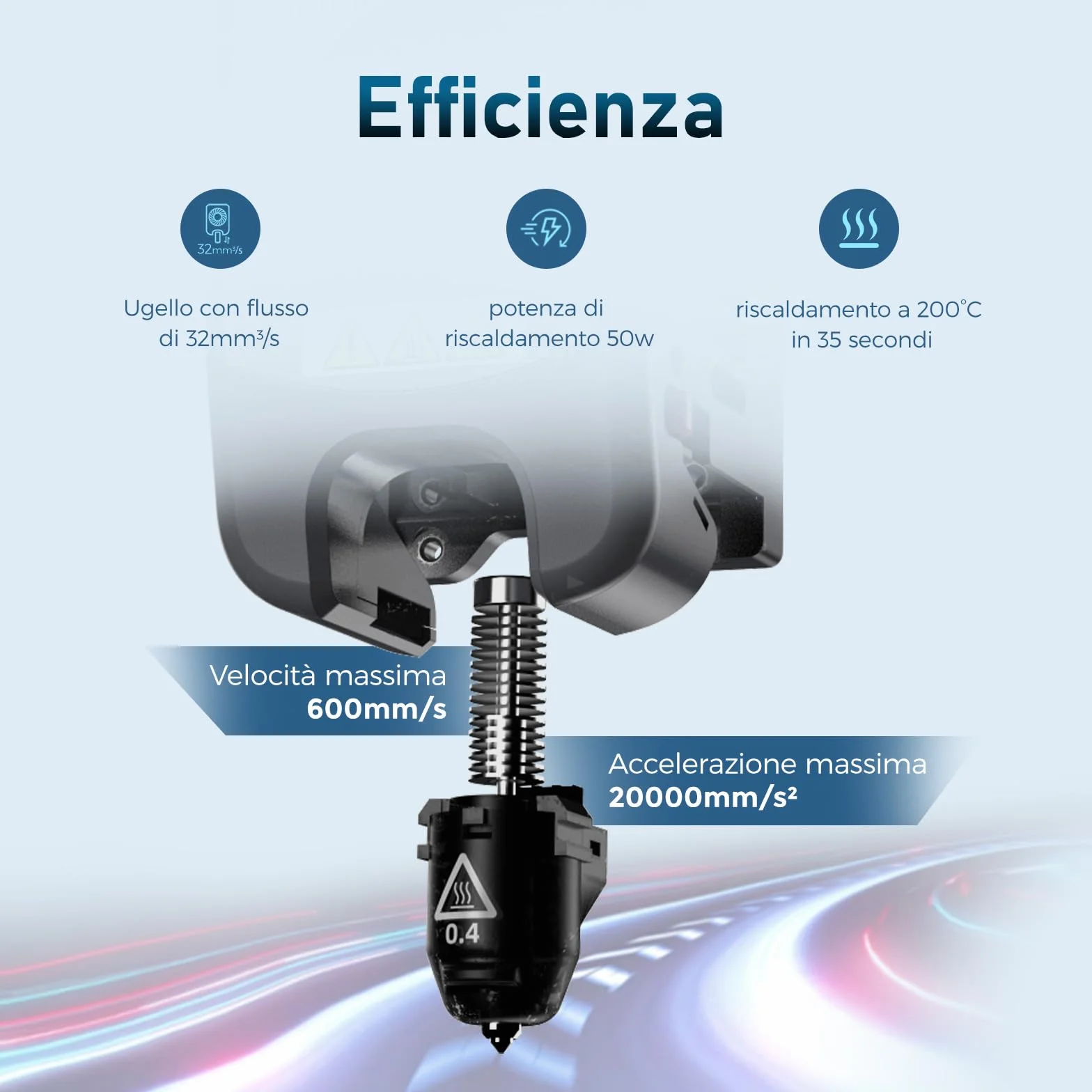 Flashforge Adventurer 5M Stampante 3D - 600 mm/s Ultra Veloce con Autolevelling & Ugello Intelligente - Piastra PEI e Volume 220x220x220mm - Ideale per Principianti e Professionisti