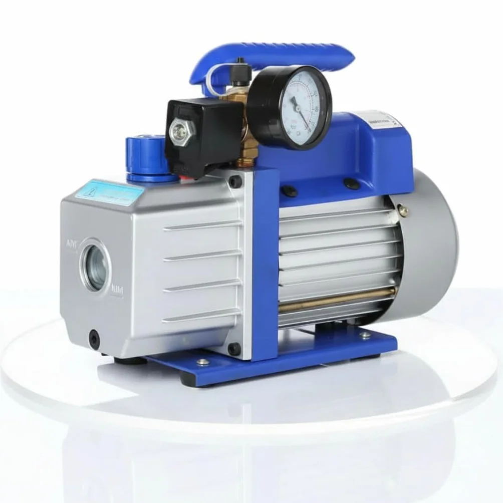 melko® Pompa a vuoto sotto pressione pompa con manometro Blu Potenza 71 L/min pompa con motore Modellismo