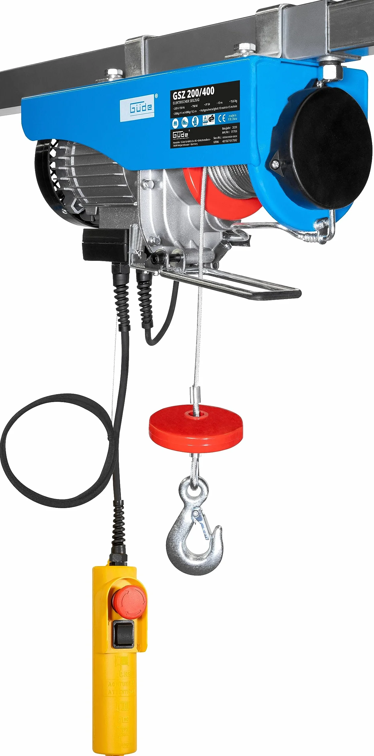 Güde Paranco elettrico GSZ 200/400