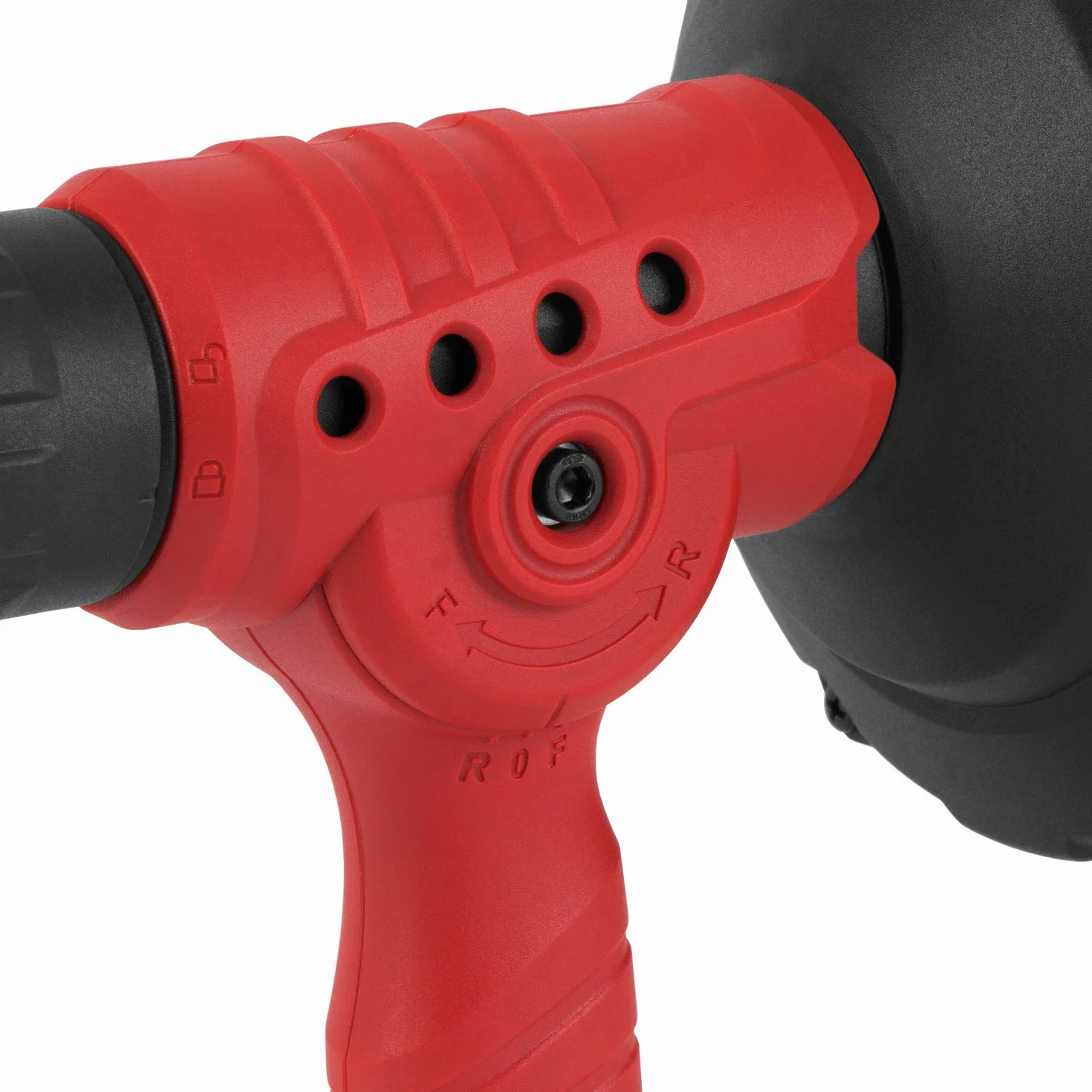 EBERTH Spazzola per Tubi Macchina per la Pulizia dei Tubi Elettrico con Spirale di 7,6m (560 rpm, 230V, Diametro della Spirale 11mm, per Tubi di 2-5 cm di Diametro, Marcia Avanti e Indietro)