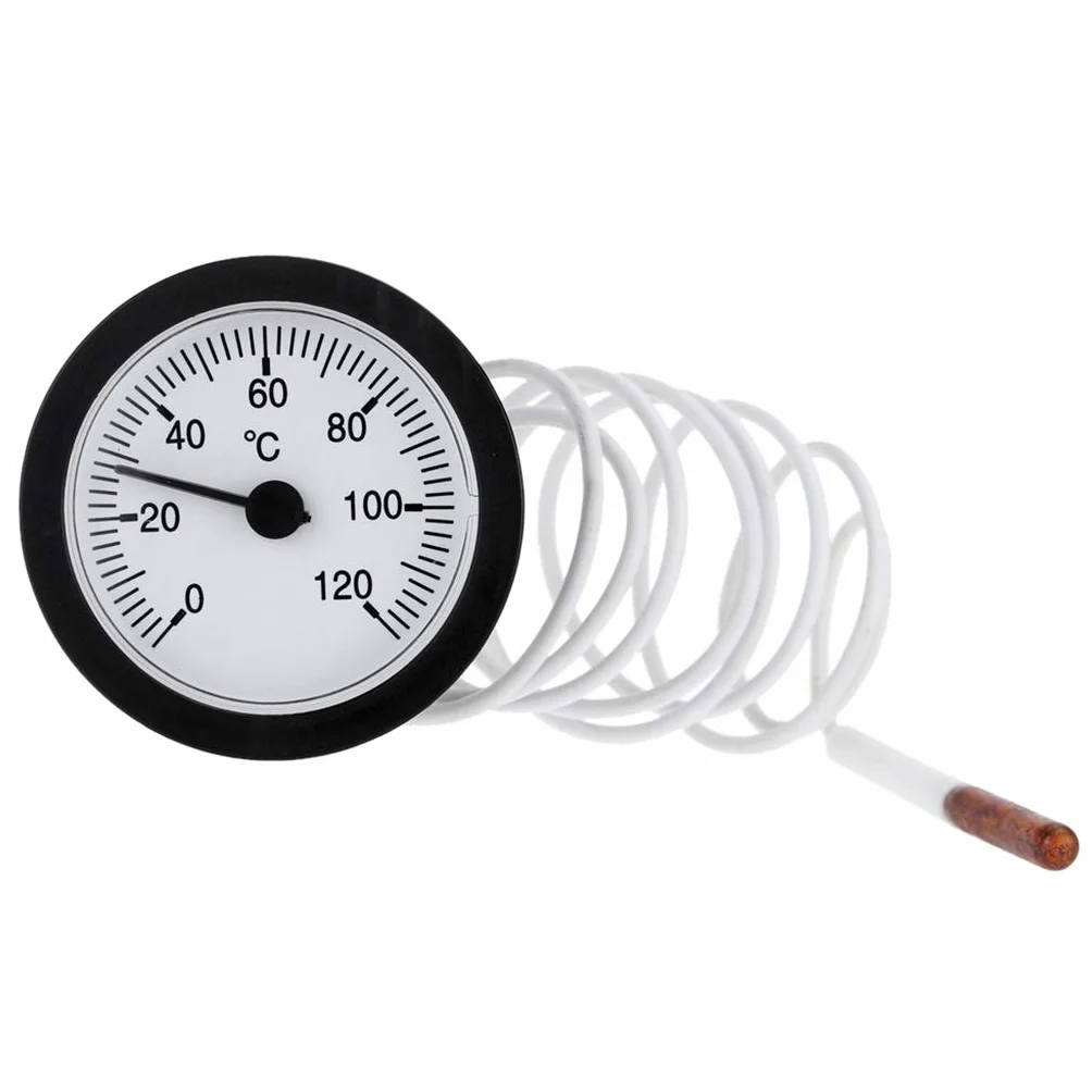 Termometro a quadrante professionale con indicatore di temperatura capillare 0-120 ℃ acqua e olio con sensore di pressione digitale da 1 m