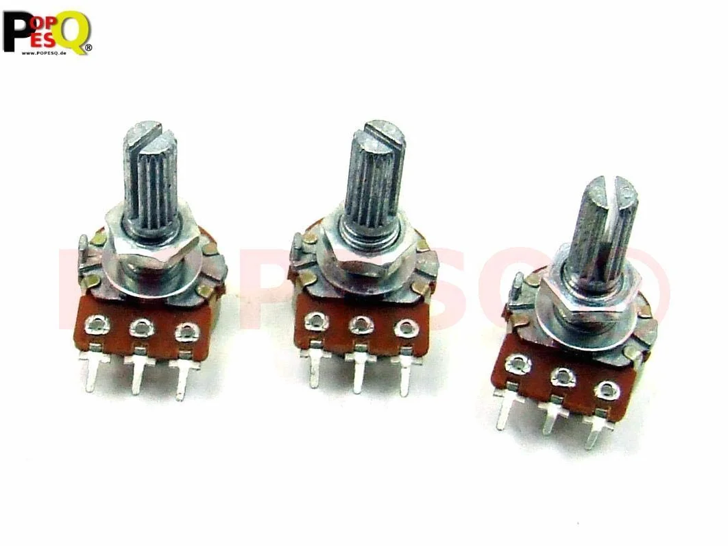 POPESQ® 3 pz. x Potenziometro 1K Lineare PCB #A3176