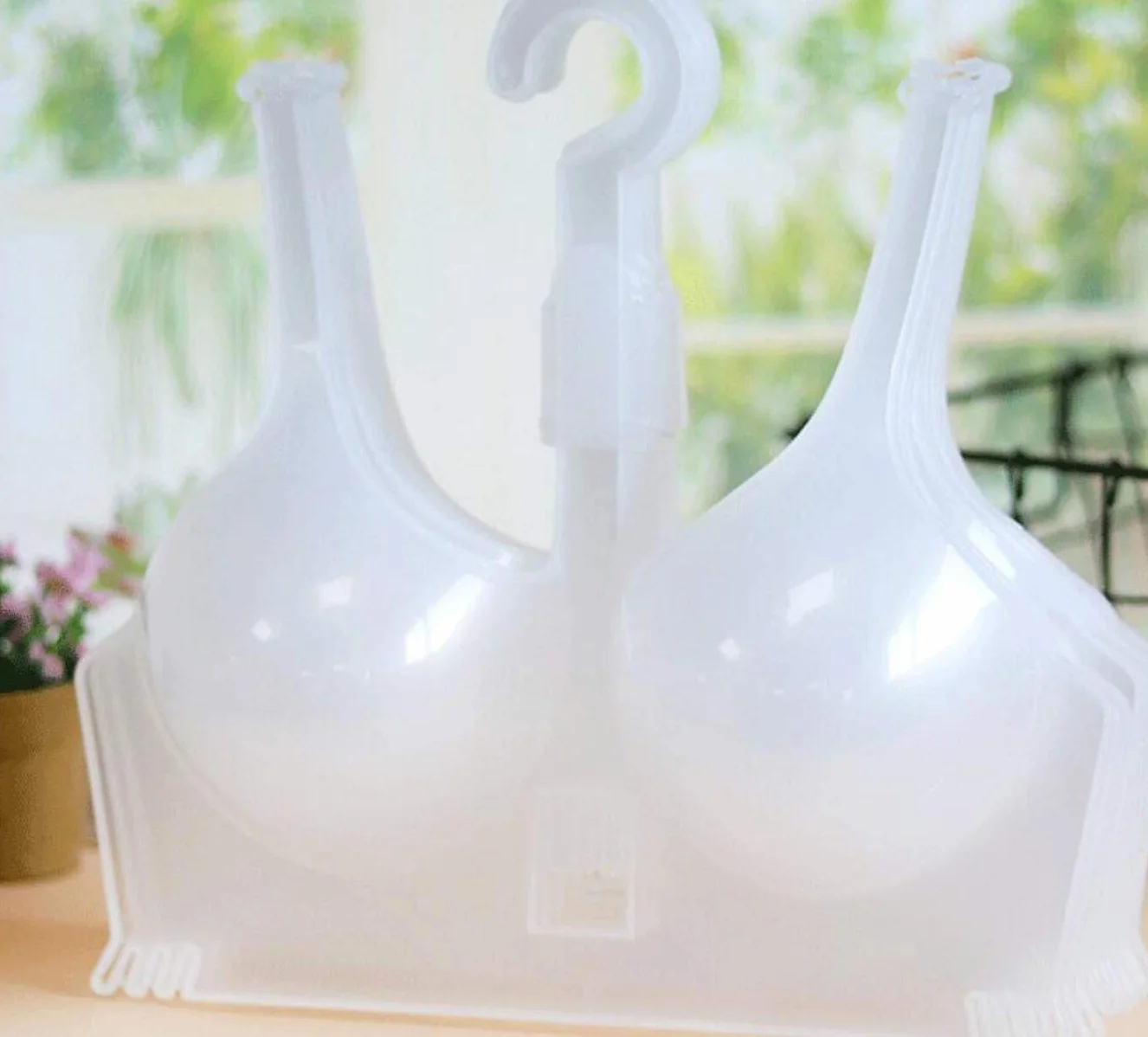 5 pz appendiabiti anti-deformazione per reggiseni, espositore per negozio di abbigliamento, manichini, lingerie, manichini, biancheria intima (trasparente)