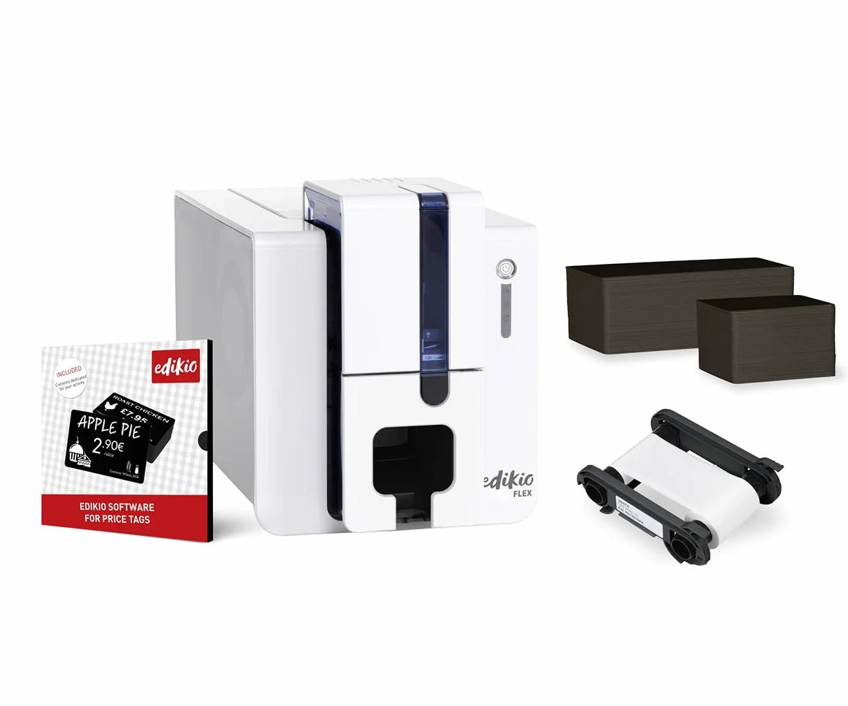 Edikio FLEX Price Tag Solution, unilaterale, 12 punti/mm (300dpi), USB, Ethernet