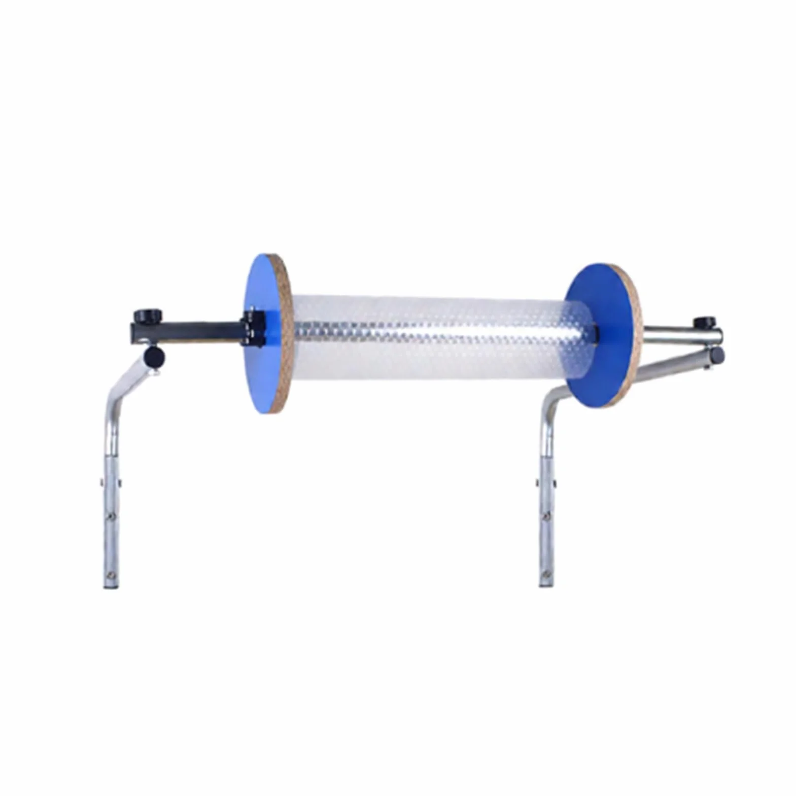distributore di rotoli di pluriball, Dispenser di pluriball da parete color argento, larghezza 30-150 cm | Width 30cm