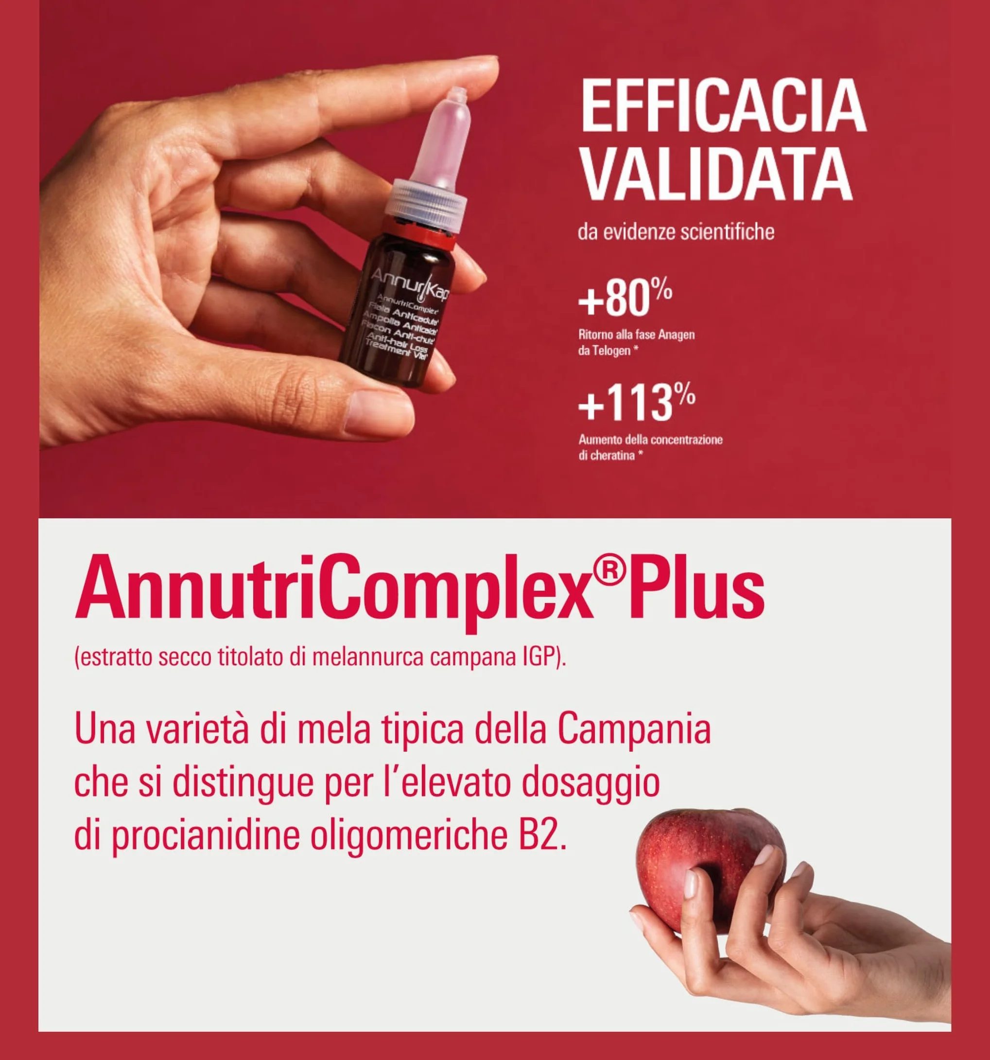 Annurkap Fiale Anticaduta Confezione 10 fiale monodose da 8 ml per 1 mese trattamento