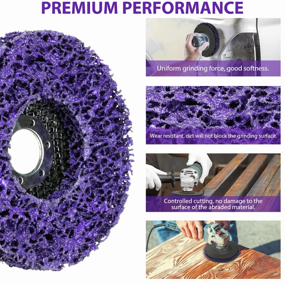 CSD Dischi Abrasivi 115 x 22 mm per Pulizia Grossolana, Rimozione Vernice e Ruggine