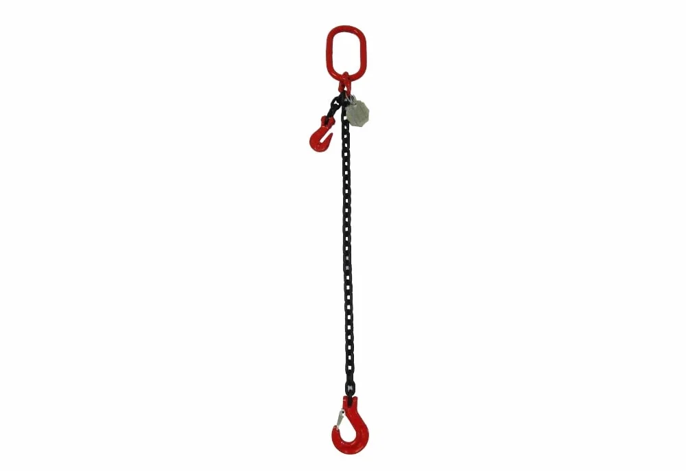 Catena a 1 filo GK8 10 mm in nero con gancio di accorciamento (lunghezza utile: 1,5 m)