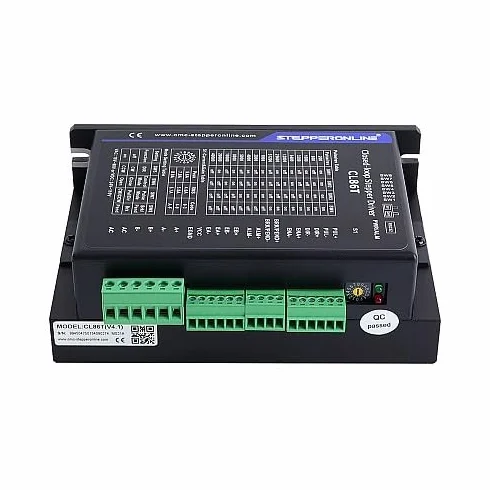 STEPPERONLINE Driver per motore passo-passo chiuso 0-8,2 A, 18-80 VAC/24-110 VDC | CL86T-V41, per motore passo-passo Nema 34
