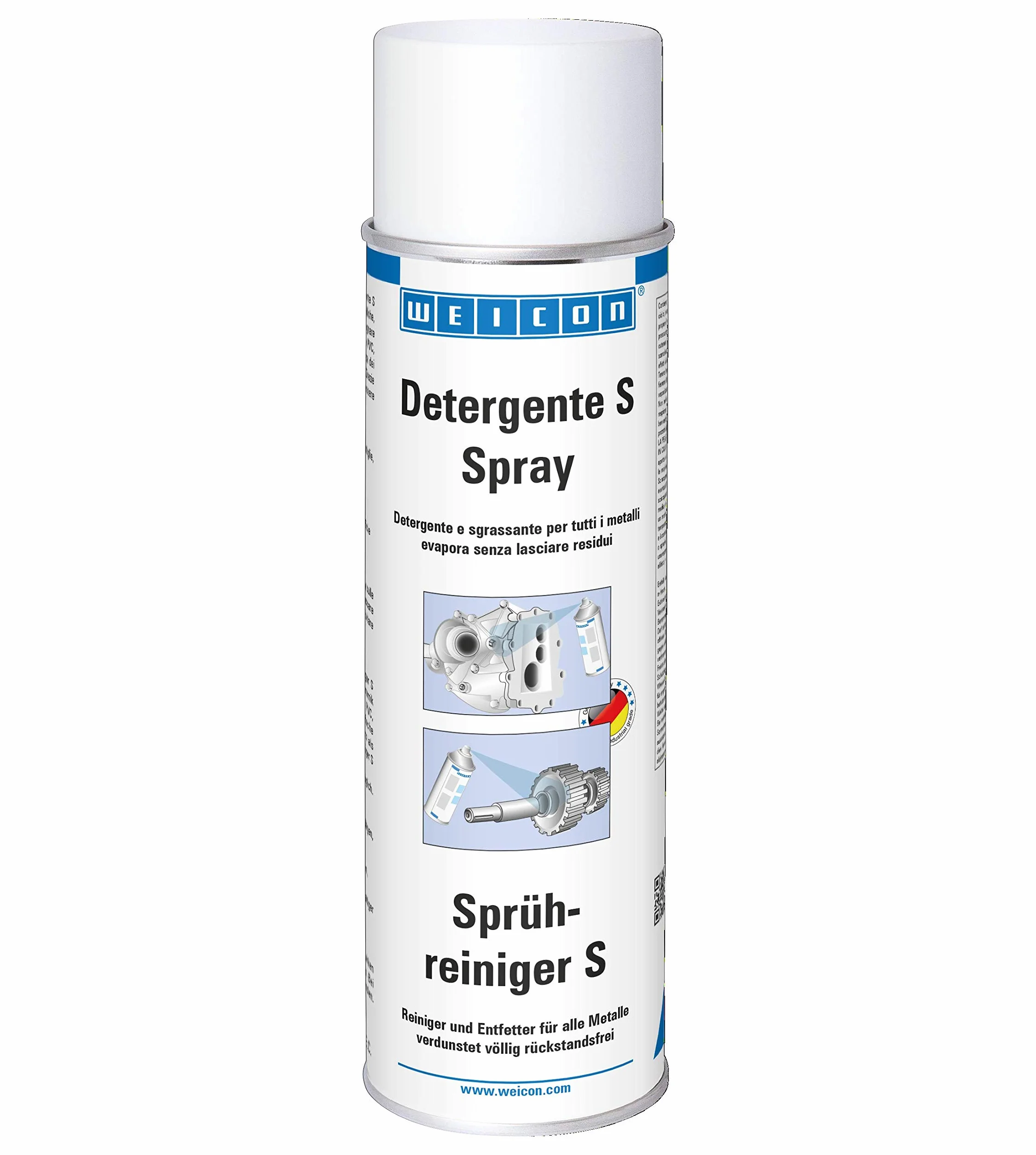 Weicon - Detergente S, Sgrassatore Per Metallo, Vetro, Ceramica E Plastica, 500 Ml