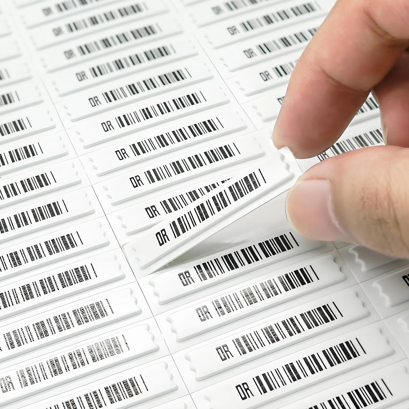 Adesivi di Sicurezza per Retail, Etichetta Antitaccheggio AM 58kHz DR per Sistemi EAS, Etichetta Monouso per Negozi al Dettaglio, Minimarket e Supermercati (1000)