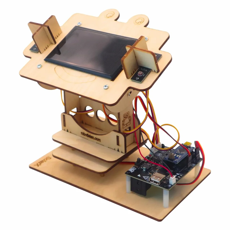 SolarX V2: Kit fai da te per il monitoraggio del sole con Arduino Nano, sistema di monitoraggio solare solare con componenti elettronici, kit educativo per il monitoraggio del sole, kit di codifica