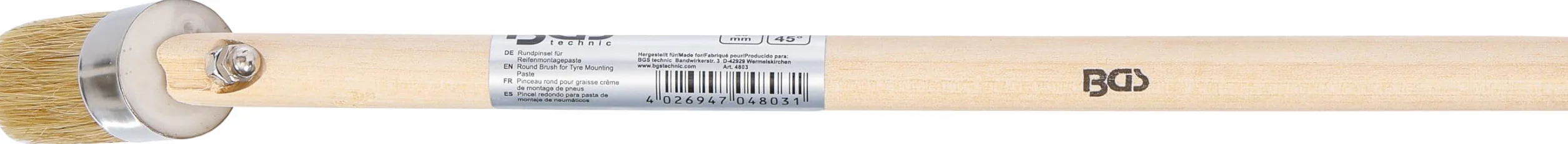 BGS 4803 | Pennello rotondo per pasta montaggio pneumatici