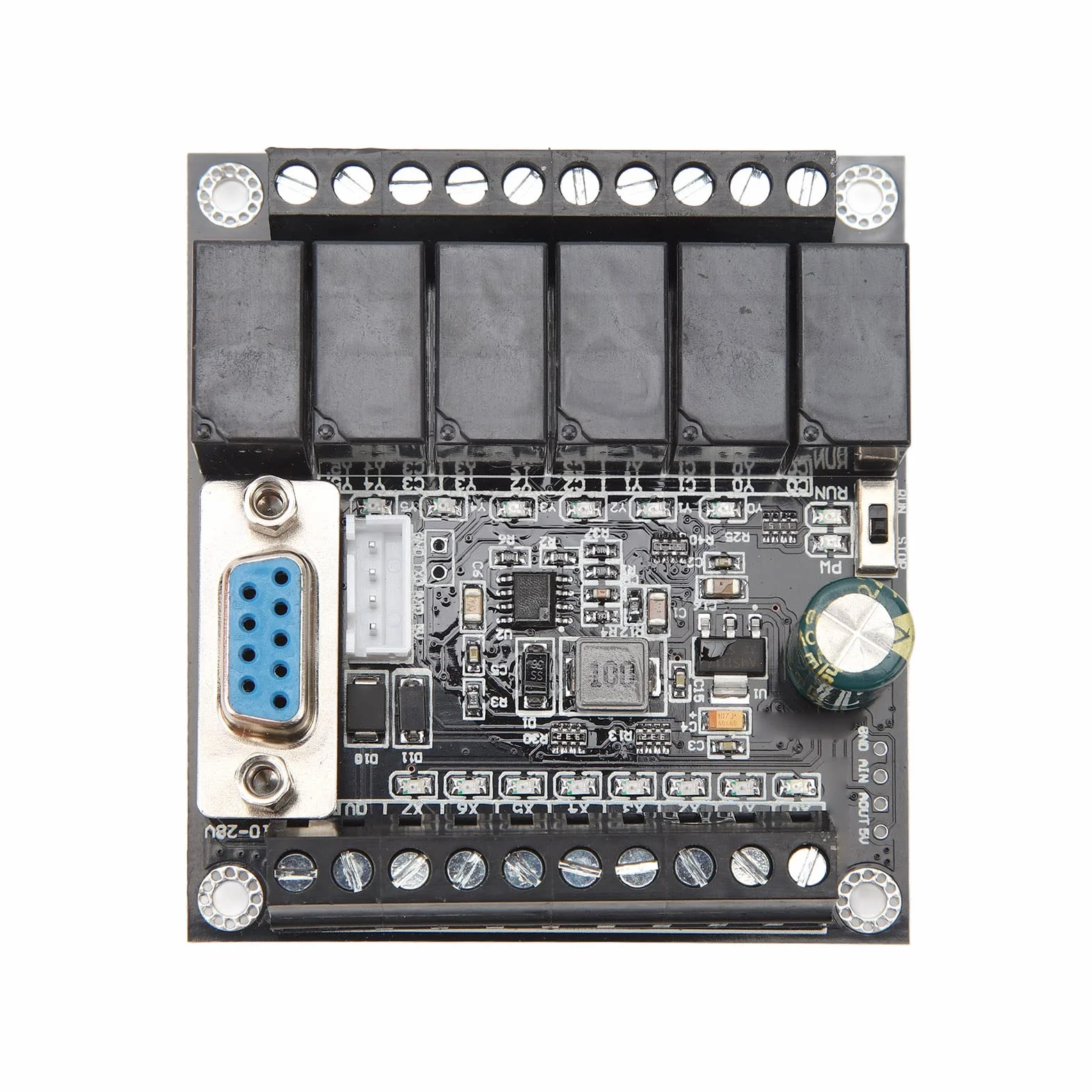 Controller Logico Programmabile, Controller Logico Programmabile PLC Scheda di Controllo Programmabile Industriale FX1N Relè 14MR, Circuiti Logici Programmabili