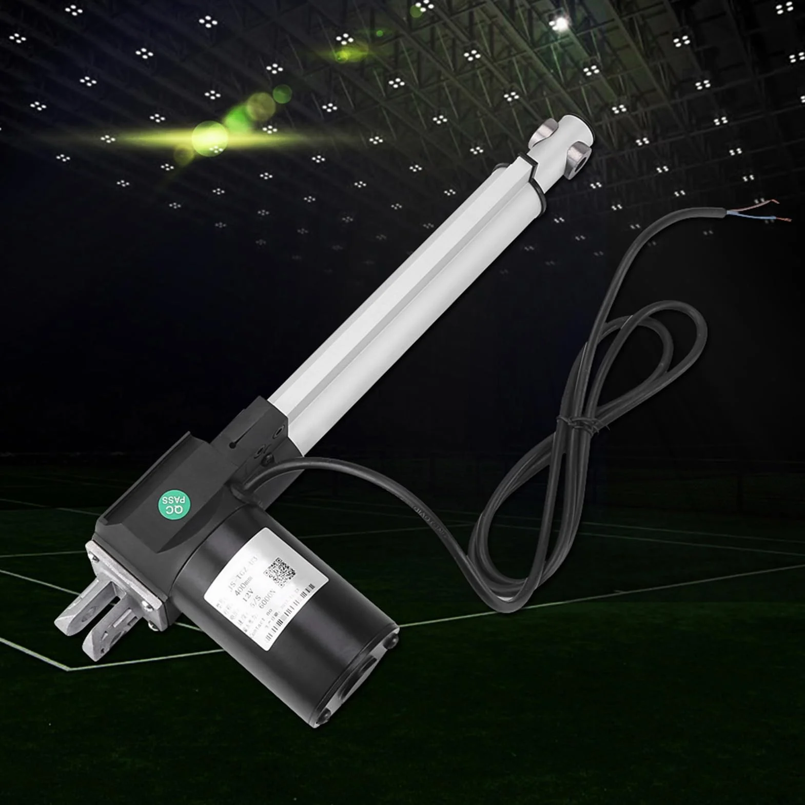 Motore elettrico DC 12V per attuatore lineare 6000N con corsa massima per automobile medica(400mm)