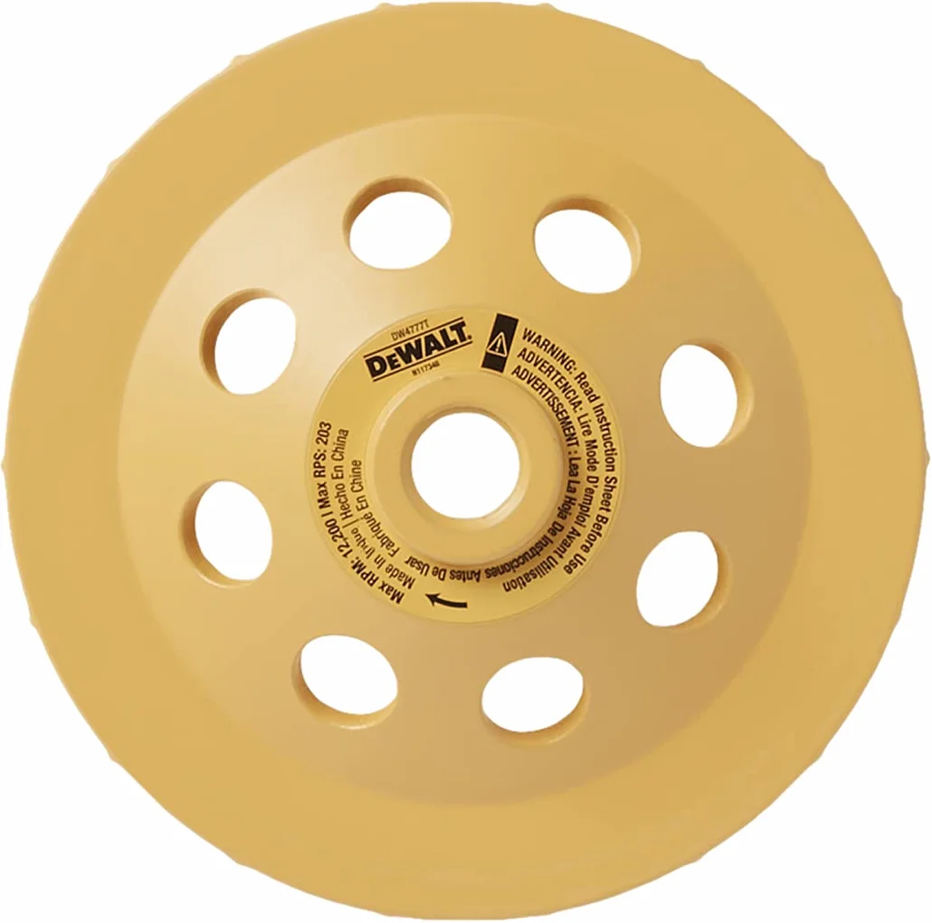 DEWALT DW4777T Ruota a tazza diamantata XP Turbo da 5 pollici