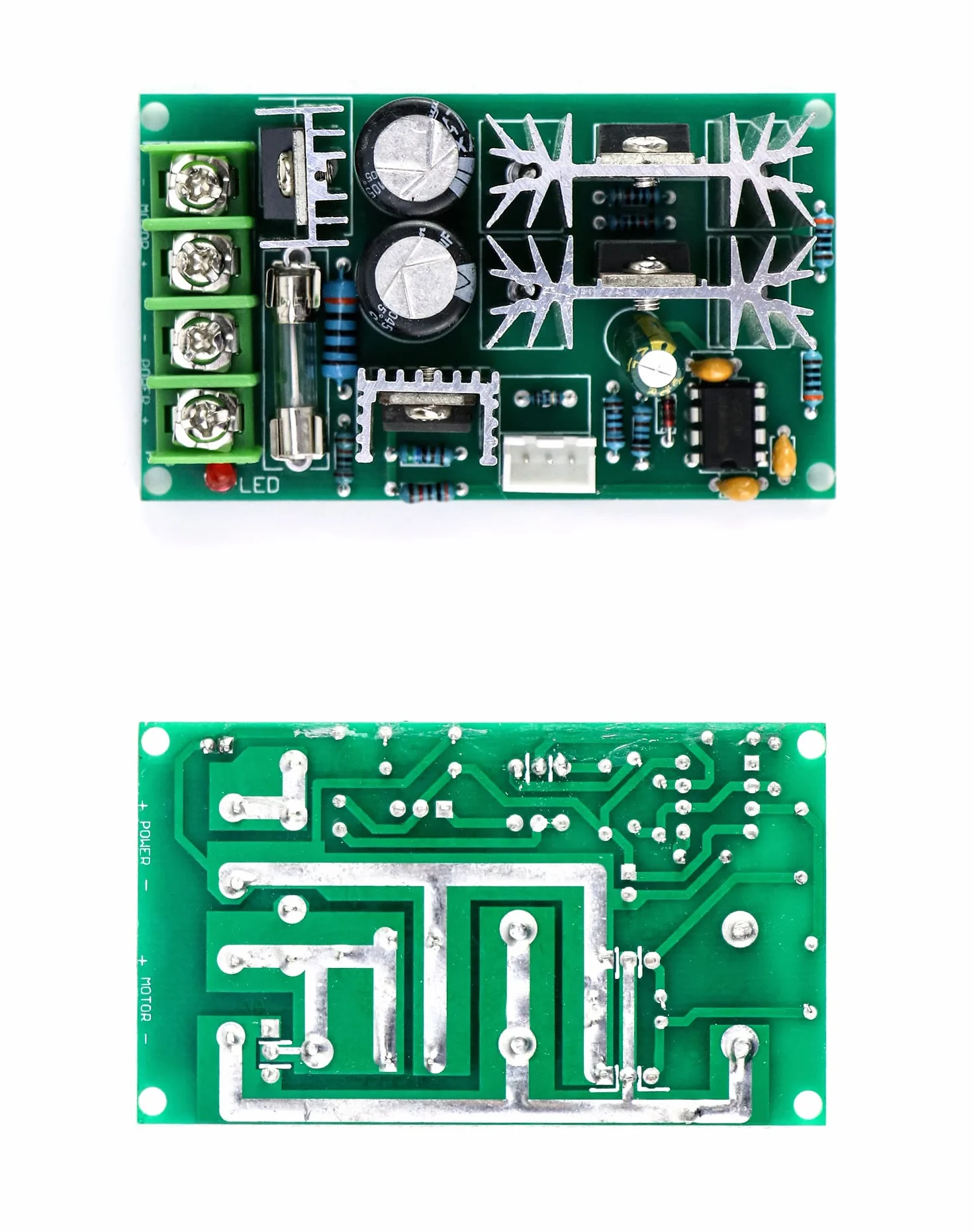 QWORK PWM DC Regolatore di velocità per motore 12V 24V 36V 48V 20A modulo di azionamento ad alte prestazioni,regolazione dimmer LED ultra piccolo