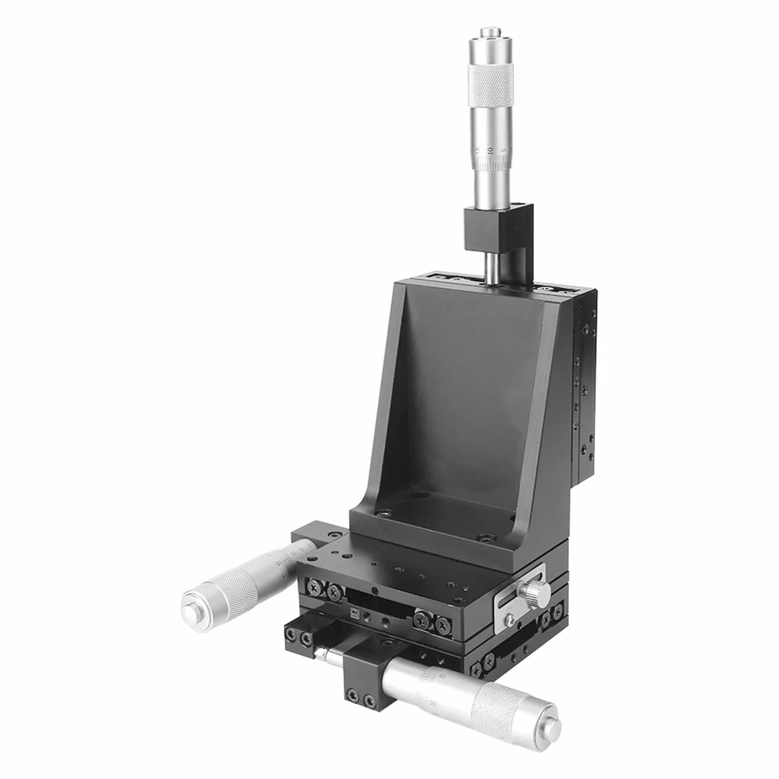 Tavolo Scorrevole per Messa a Punto Fine SEMXYZL80 ACR XYZ Tavolo Scorrevole per Regolazione Fine Ad Alta Precisione con Movimento Lineare Manuale 80 * 80mm
