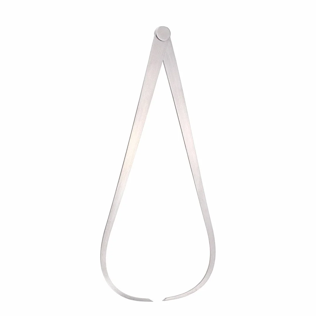 sourcing map Calibro esterno 250 mm 10 pollici in acciaio inox strumento di misurazione