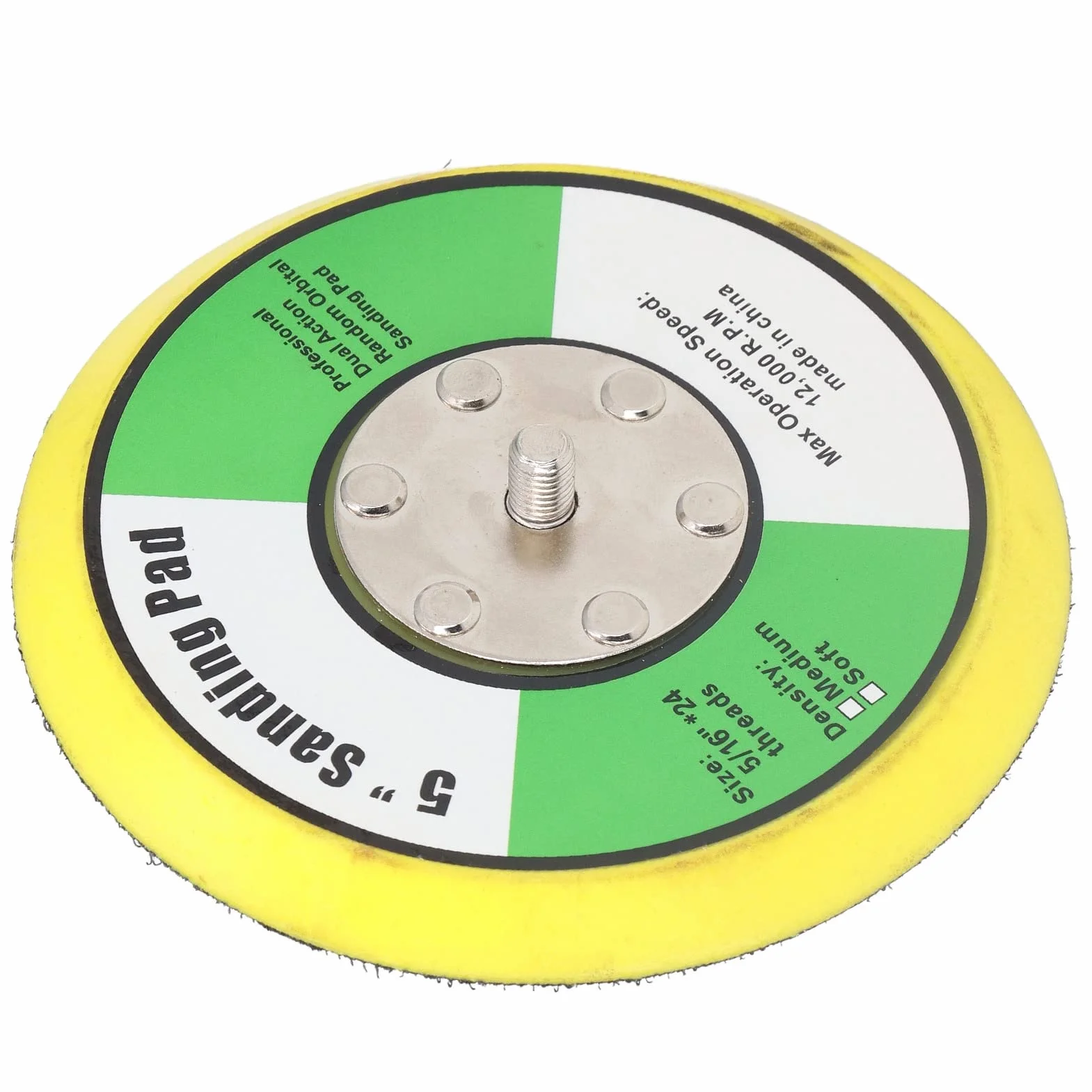 OKJHFD Piastre di Supporto con Gancio e Anello, Levigatrice ad Aria Lucidatore Platorello in PU per Lucidatrice per Auto Levigatrice ad Aria Levigatura Finitura Lucidatura (5)