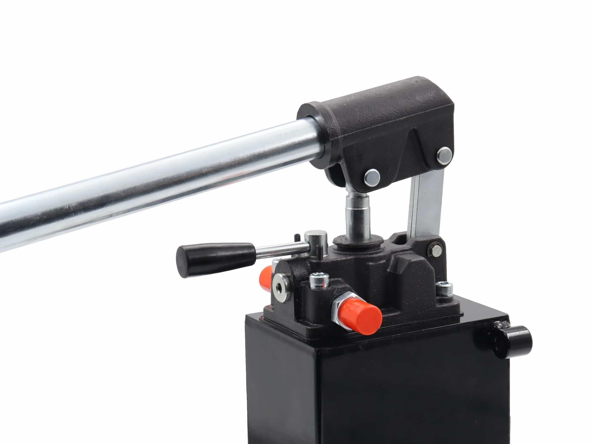 Pompe idrauliche a mano a doppia azione 12-25 - 45 cc, serbatoio olio 1-35 lt. (D.W. 45 ccm serbatoio 3 l)
