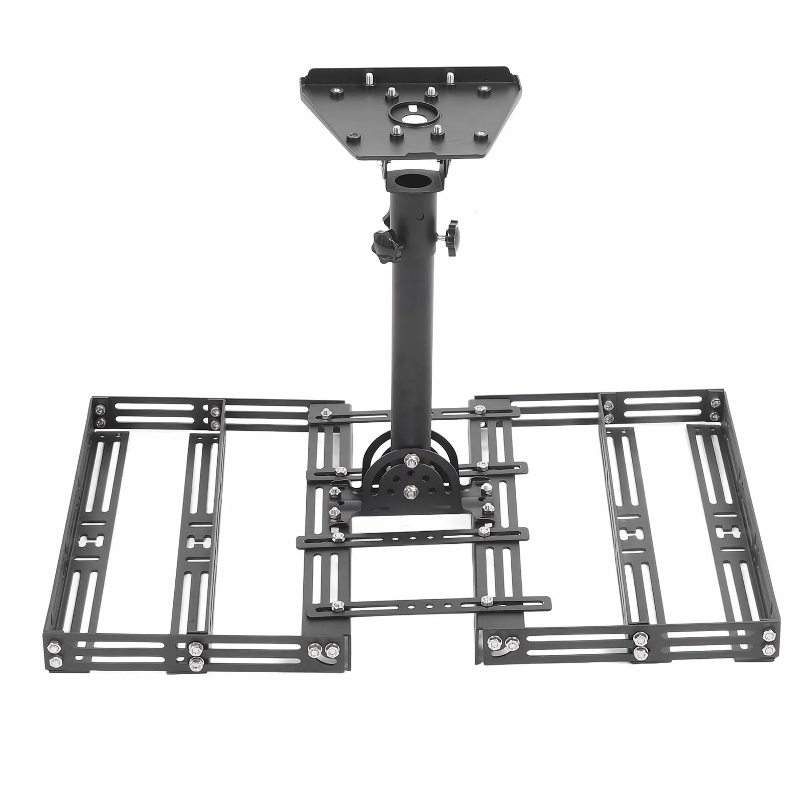 Kit di montaggio per colmo del tetto Angolo regolabile Installazione senza trapano Costruzione PC in acciaio legato di alta qualità per il di montaggio di pannelli solari di