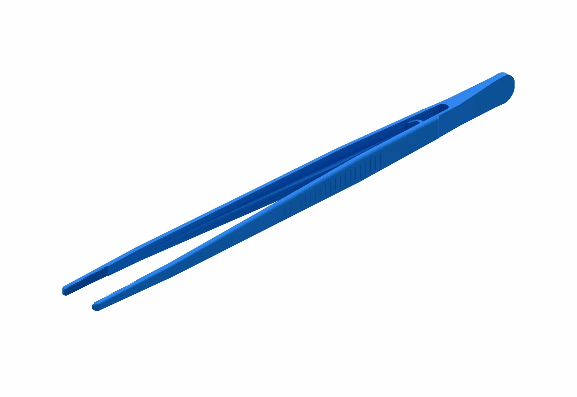 Pinza anatomica in plastica - lunghezza 25 cm,100 pz (Imbustati singolarmente)