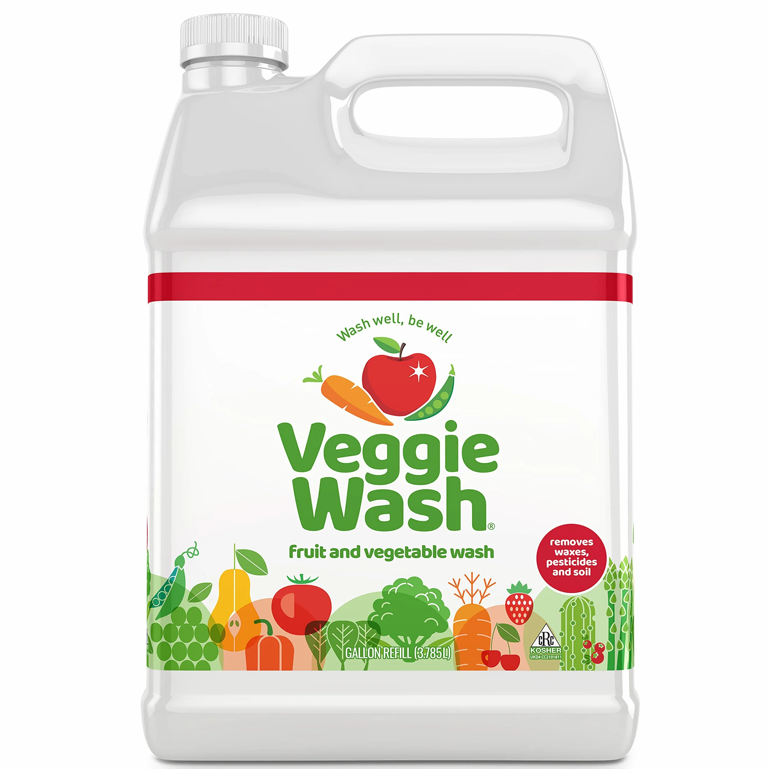 Veggie Wash All Natural Frutta e Verdura, 1 Gallone