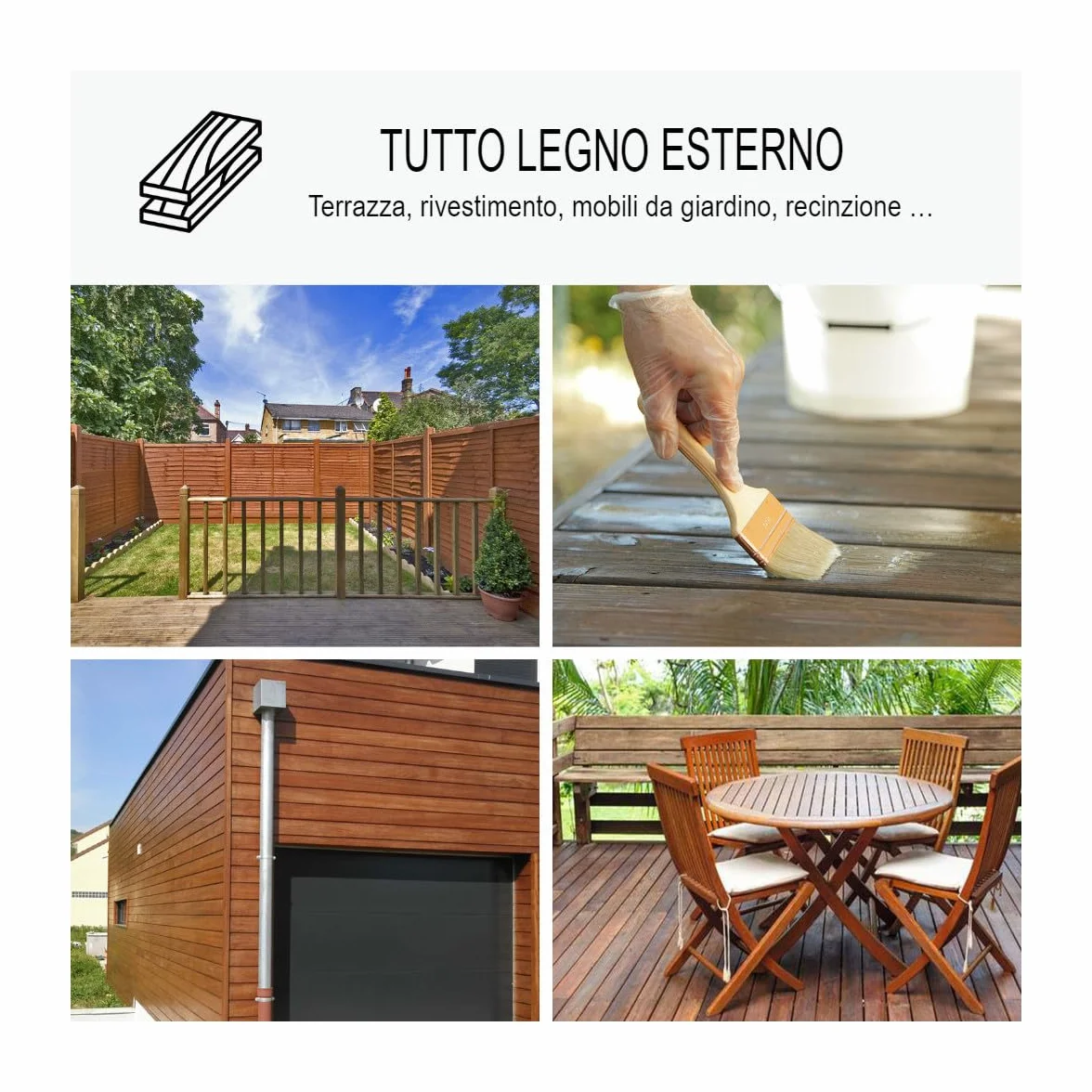ARCANE INDUSTRIES Sgrassatore detergente per Legno ARCAWOOD Cleaner - 979-5