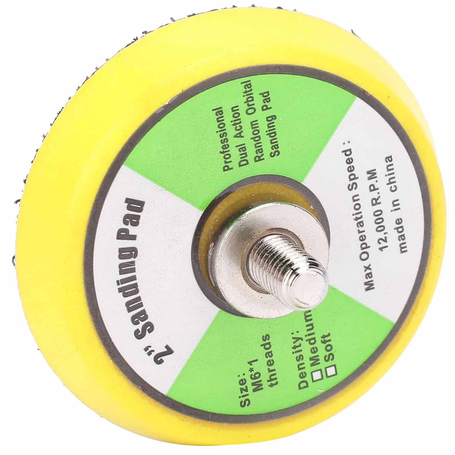 KIMISS Torello0m Torello 50mm/2in Platorello per Levigatrice Pneumatica Dischi per Levigatura e Lucidatura per Macchina per Carta Vetrata - Confezione 4 Pezzi di Ricambio con Piastra