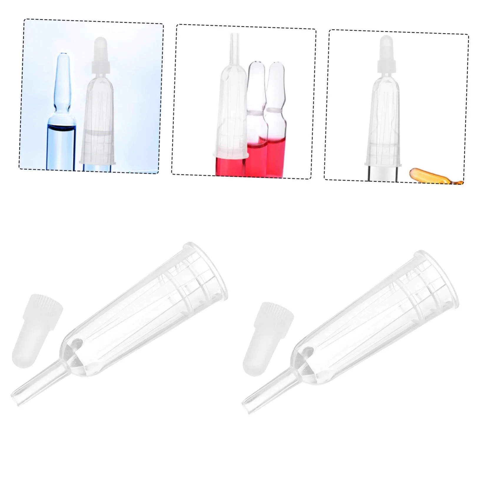 Tappi per Ampolle da 2ml in Tpe Resistenti per Apertura Fiale in Ambienti Medici e Laboratori