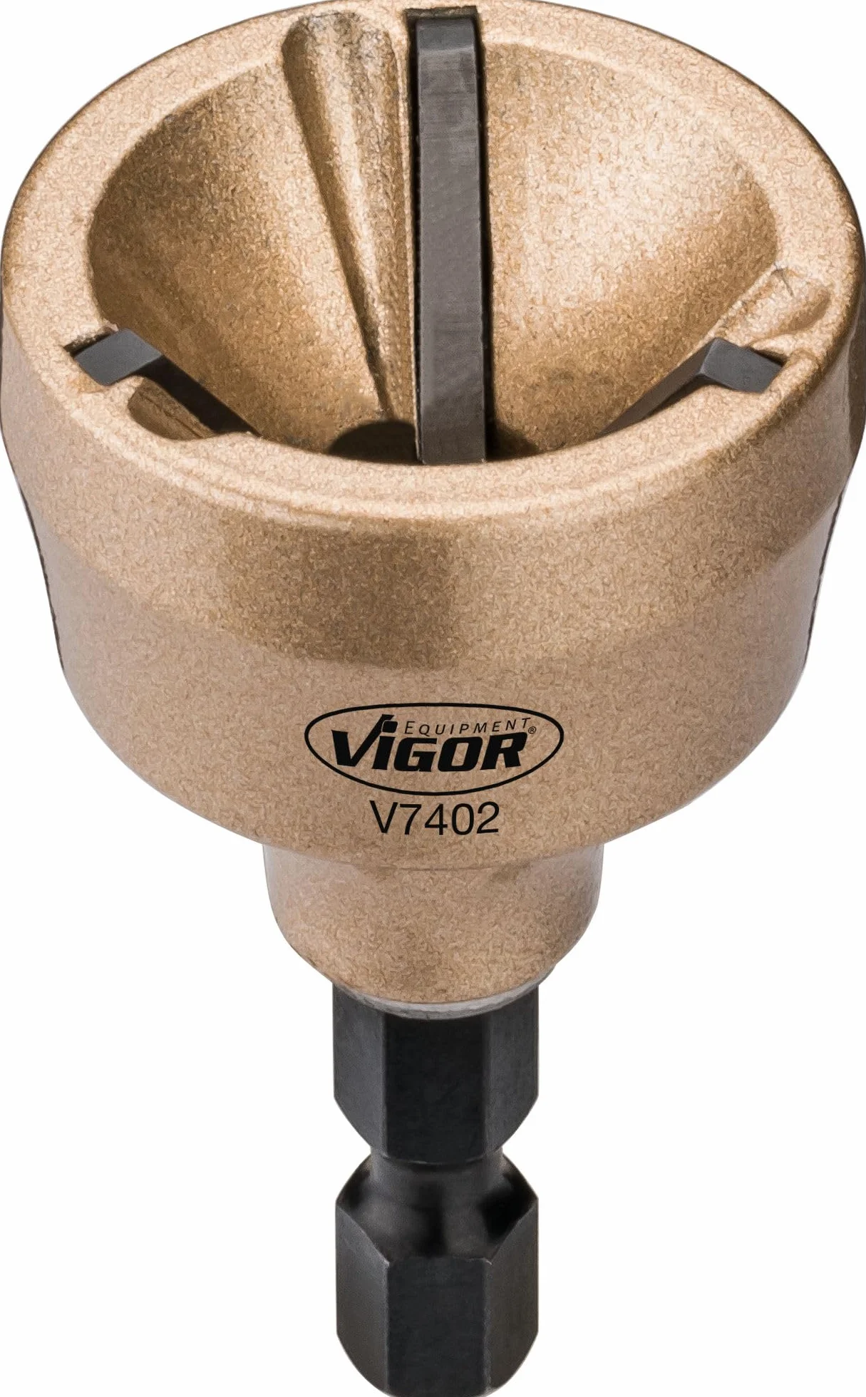 ViGOR Sbavatore esterno V7402 I Diametro: 3 - 19 mm I Sbavatura di viti, filettature e per la regolazione di alberi di trasmissione, tiranti, ecc. deformati'.