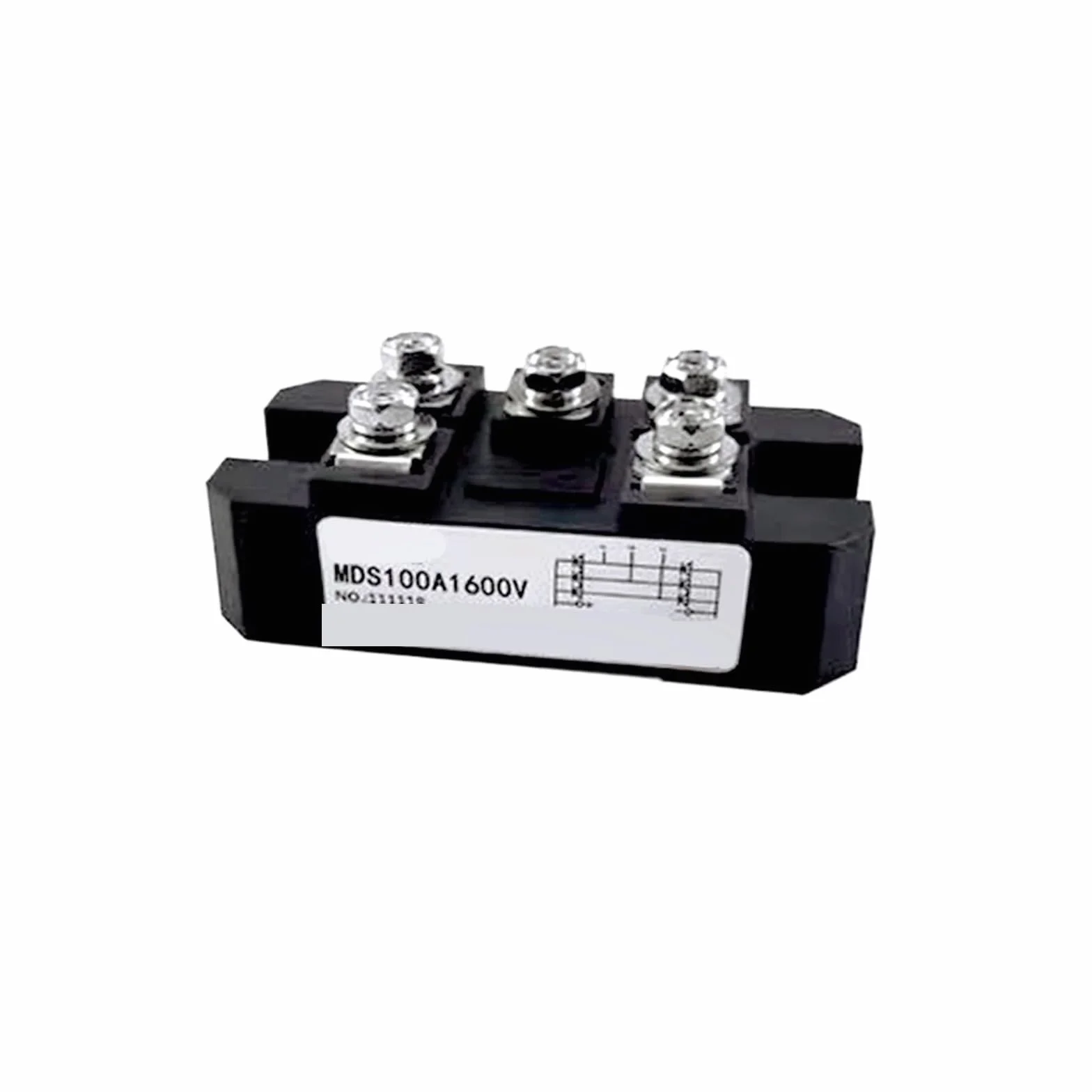 1 pz Componenti attivi MDS60-16 Modulo raddrizzatore trifase MDS100-16 Modulo AC/DC 60A 1600 V Raddrizzatore a ponte a diodi trifase(MD100A 1600V)