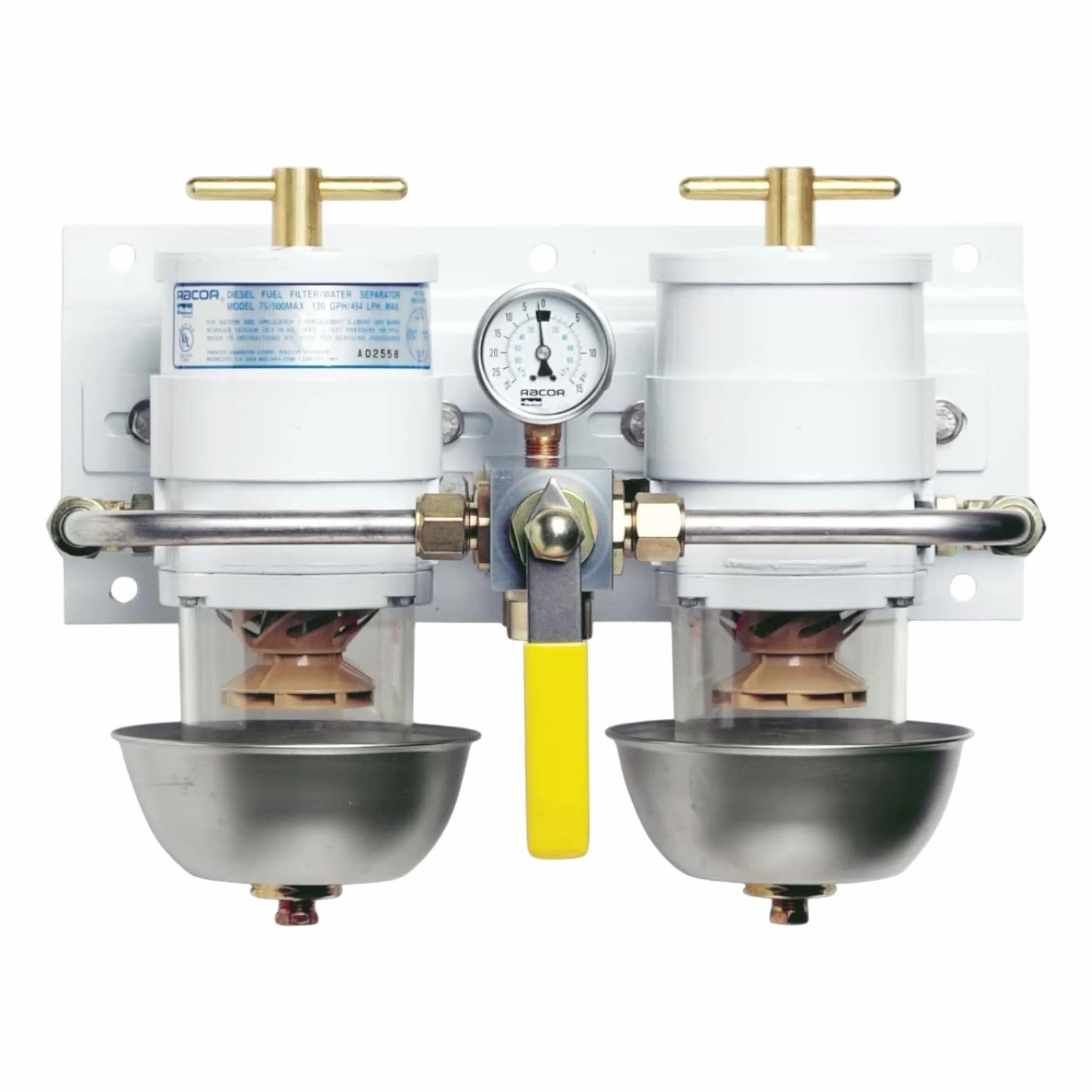 2010TM-OR Filtro Gasolio di Ricambio Originale Serie Turbine 500 | Elemento Filtrante Separatore Acqua Aquabloc 10 Micron (Modello TM) per Motori Diesel, Nautica e Generatori