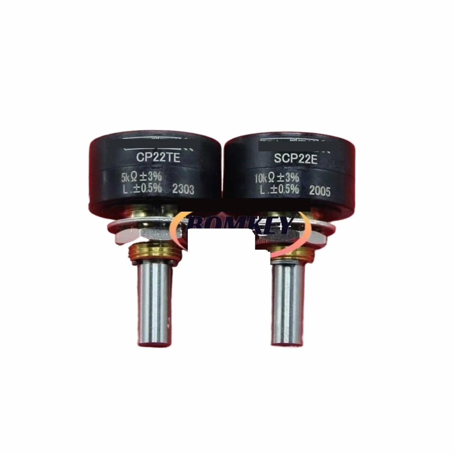 CP22TE Sostituisci SCP22E 1K 2K 5K 10K Ohm±3% LIN±0,5% Potenziometro a filo avvolto a singolo(1K Ohm)