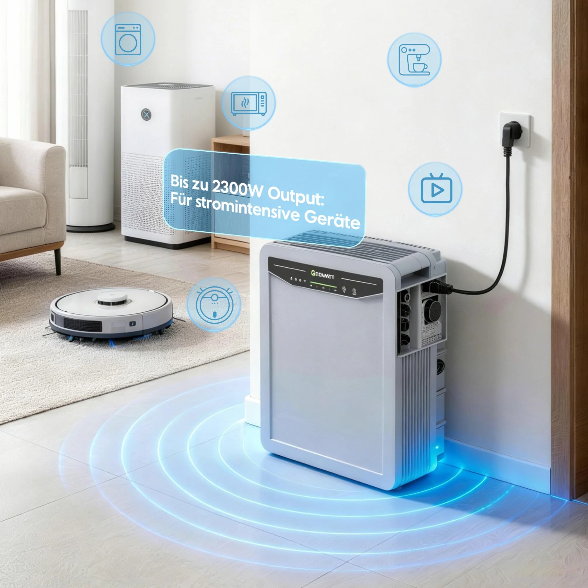 Marstek Venus-E 5,12 kWh memoria centrale elettrica da balcone AC accoppiata solare all-in-one