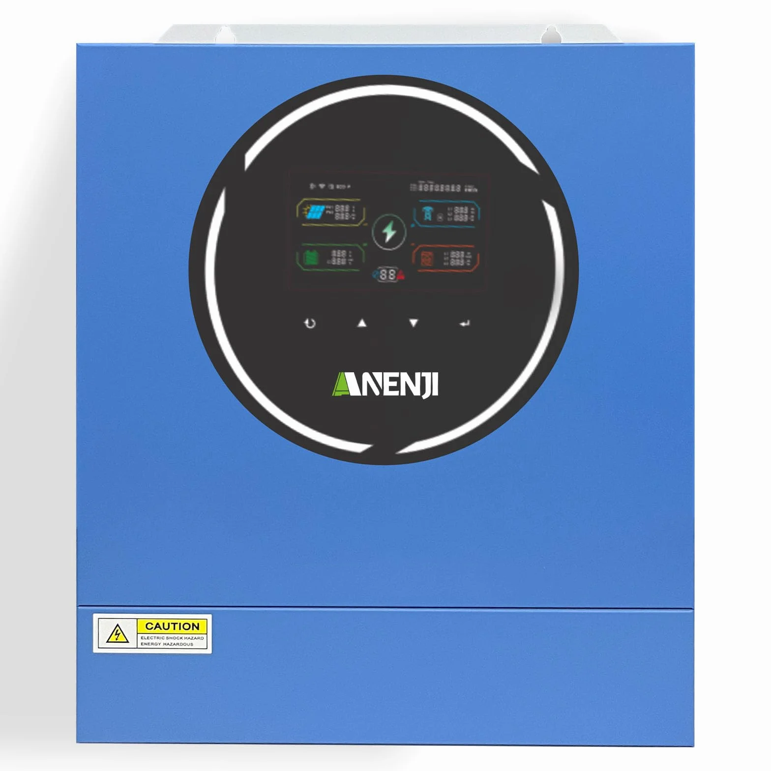 5000W Inverter Ibrido 48V Inverter Fotovoltaico a Onda Sinusoidale Pura, Tensione a Circuito Aperto Fotovoltaico 60–500 Vcc Dispone di Due Porte di Uscita Integrate e un Modulo WiFi